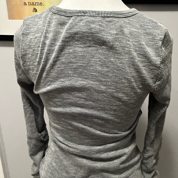 Free People Intimately size XS ribbed long sleeve green top NWT - Picture 5 of 7